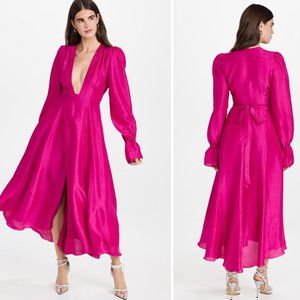 Azeeza Willow Dress, Magenta Size XS